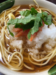 和風明太子おろしスープスパ-レシピのメイン写真