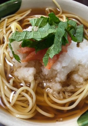美味しいよ⭐︎和風明太子おろしスープスパ-レシピのメイン写真