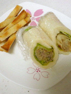 餃子でロールサンド-レシピのメイン写真