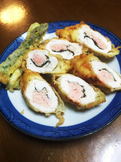 ささみ天☆ 大葉たらこ巻-レシピのメイン写真
