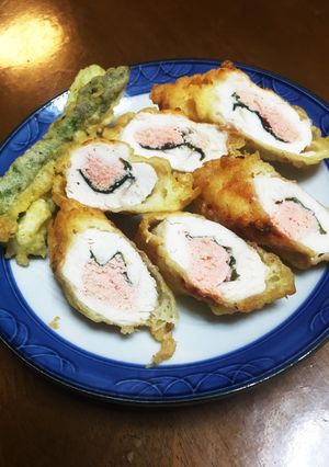 ささみ天☆ 大葉たらこ巻-レシピのメイン写真