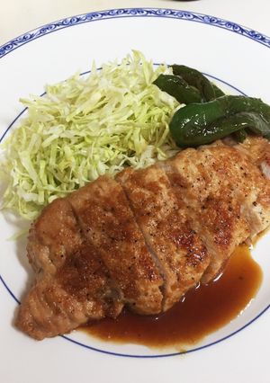 厚切り肉で生姜焼き（ポークジンジャー）-レシピのメイン写真