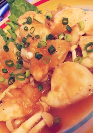 鶏胸肉おろし玉ねぎソースがけ-レシピのメイン写真