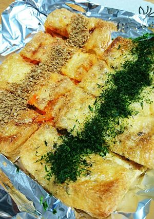 油揚げのはさみ焼き2種-レシピのメイン写真