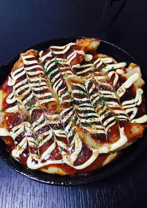 山芋鉄板！餃子入り！！-レシピのメイン写真