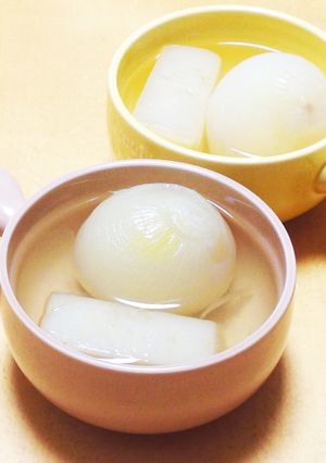 ◎塩だけシンプル。まるごと新たまスープ◎-レシピのメイン写真