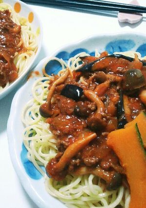 市販のミートソースをミンチと玉ねぎで☆-レシピのメイン写真