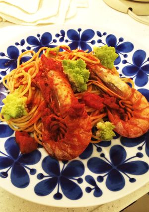 ☆簡単!えびの濃厚トマトソースパスタ☆-レシピのメイン写真