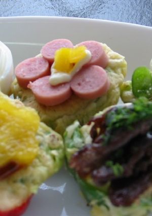 カラーピーマンのお好み焼き風＾＾-レシピのメイン写真