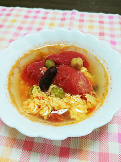 トマトとお豆のスープ-レシピのメイン写真