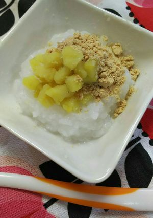 【離乳食・後期】薩摩芋ときな粉のご飯-レシピのメイン写真