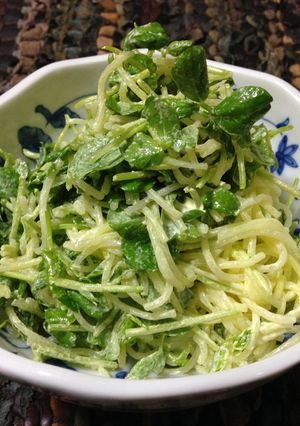 ★簡単★貧乏★春雨と豆苗だけサラダ★-レシピのメイン写真