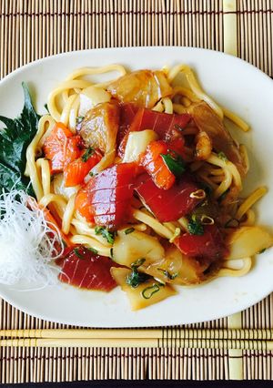 簡単♬海鮮サラダうどん-レシピのメイン写真