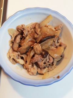 簡単☆豚肉の甘辛梅炒め-レシピのメイン写真