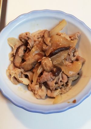 簡単☆豚肉の甘辛梅炒め-レシピのメイン写真