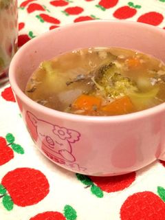 鯖味噌缶で簡単!ほっこり煮込みスープ♡-レシピのメイン写真