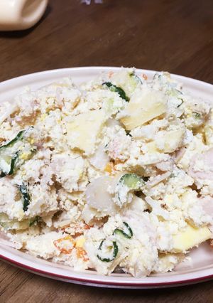 ポテサラ食べたい！おからのサラダ-レシピのメイン写真