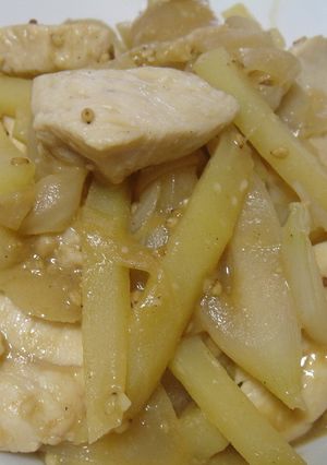 ☆鶏肉のピリ辛みそマヨ炒め☆-レシピのメイン写真