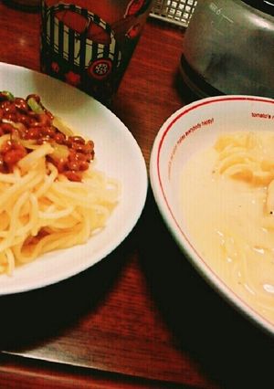 【手抜き】材料少ない!旨い納豆スパ-レシピのメイン写真