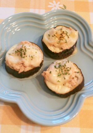 レンジとトースターで♪なすのツナマヨ焼き-レシピのメイン写真