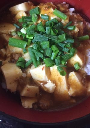 簡単.激辛麻婆豆腐丼-レシピのメイン写真
