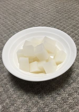 レンジでゼロカロリー寒天ゼリー-レシピのメイン写真