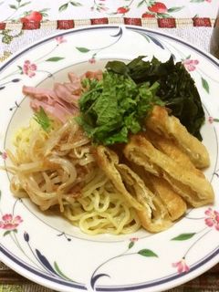 梅ェ~!カリカリきつね冷し中華-レシピのメイン写真