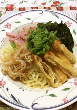 梅ェ～！カリカリきつね冷し中華-レシピのメイン写真