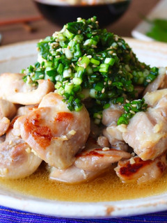 ビールと相性◎鶏のニンニク塩こうじダレ♪-レシピのメイン写真