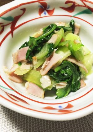 ベーコン青梗菜のかおり炒め-レシピのメイン写真