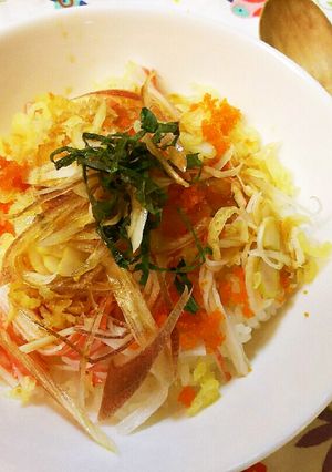 簡単どんぶり!揚げ玉丼-レシピのメイン写真