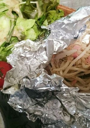 ヘルシー&節約♪もやしのホイル蒸し-レシピのメイン写真