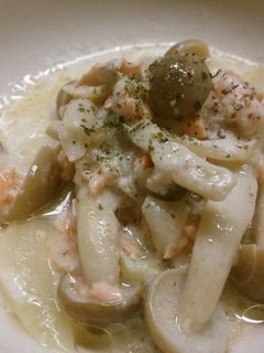 サーモンときのこのクリーム煮☆-レシピのメイン写真