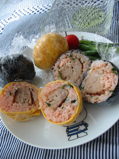 ハンバーグおにぎり-レシピのメイン写真