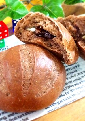 もっちり♡Wチョコバナナパン♬-レシピのメイン写真