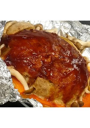 ホイル包みハンバーグ★動画あり★-レシピのメイン写真