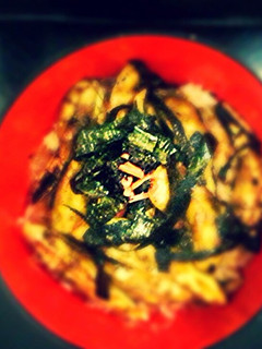 ガス火と電子レンジを使った焼きなす丼-レシピのメイン写真