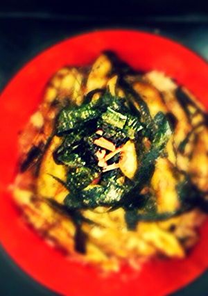 ガス火と電子レンジを使った焼きなす丼-レシピのメイン写真