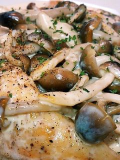簡単おしゃれ♥ささみとキノコのクリーム煮-レシピのメイン写真