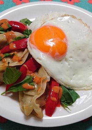 餃子で簡単!ガパオライス-レシピのメイン写真