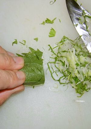 薬味の刻み方♪-レシピのメイン写真
