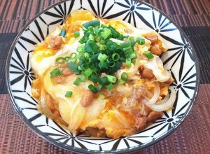 朝食、ランチに♡納豆ふわふわたまごとじ丼-レシピのメイン写真