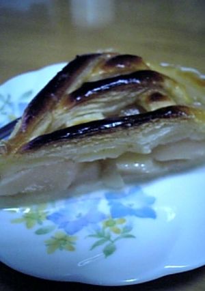 桃缶と冷凍パイシートでピーチパイ-レシピのメイン写真
