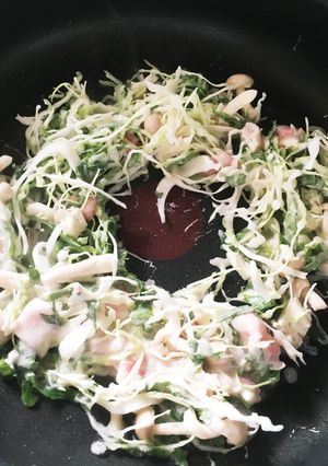 青じそ入り☆チーズもんじゃ-レシピのメイン写真