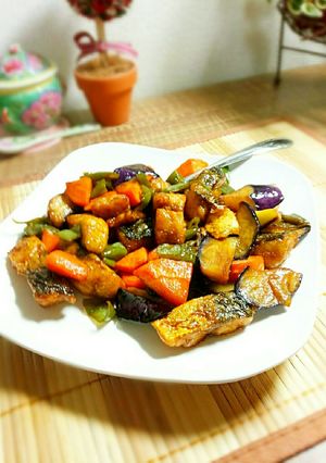 塩さばと野菜のポン酢炒め-レシピのメイン写真