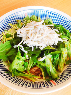 さヘルシーでボリュームあり!しらす蕎麦-レシピのメイン写真