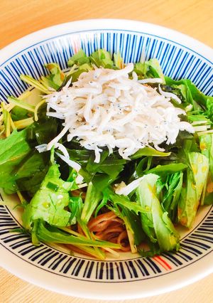 さヘルシーでボリュームあり！しらす蕎麦-レシピのメイン写真