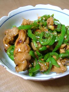 焼き鳥とピーマンの炒めもの-レシピのメイン写真