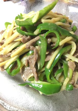 あっさり青椒肉絲〜オイスターソース無し-レシピのメイン写真