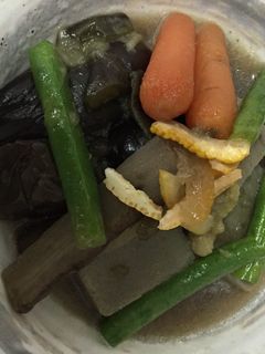 高野豆腐と揚げナスの煮物-レシピのメイン写真